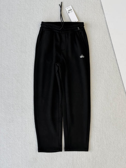 原单正品 ALO 极简高级纯色直筒卫裤，男女同款，颜色：黑色 灰色
尺码：s m l xl 商品图1