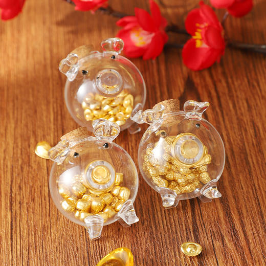 高颜值迷你金猪玻璃金罐存金罐-纪念日百货门店同款167101612 商品图0