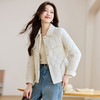 6996小香风菱格棉衣女秋冬2025新款轻薄夹棉短外套小个子收腰显瘦棉服 商品缩略图2
