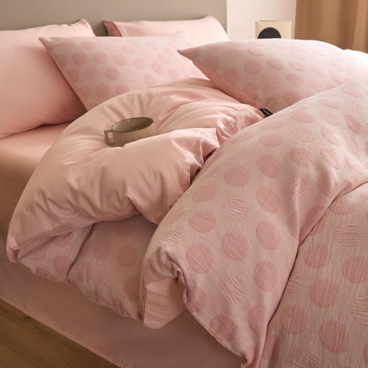 【清仓170元起】【婴幼儿可用】全棉三层纱色织提花四件套 四季可用【不支持退换货】 商品图3