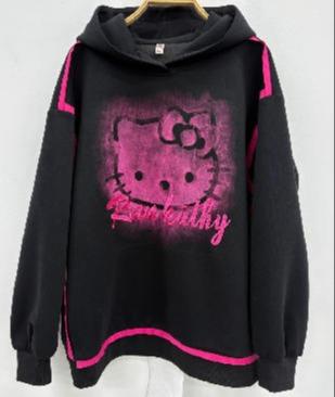 NC&连帽撞色卡通图案长袖卫衣50820(黄）冬季954010430321 商品图2