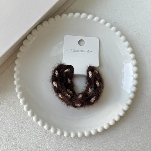 秋冬绒绒包绕高弹力3根发绳-纪念日百货门店同款167949699 商品图3