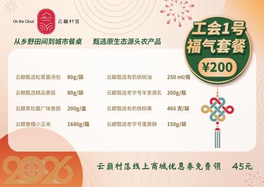 工会1号福气礼包200元 商品图0