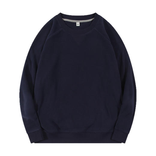 登爵男装厚实双面摇粒绒300g保暖复古卫衣宽松插肩袖加绒男士卫衣 商品图4