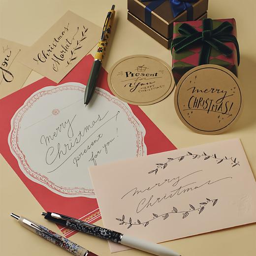 现货日本/日版Acro圣诞复古系列限定款炫滑中油笔 商品图2