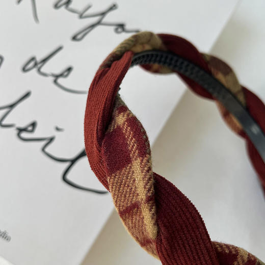 FGKH港风美拉德格纹麻花发箍-纪念日百货门店同款167796741 商品图2