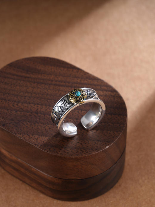 子佩集S925银【吉言佑安】戒指【YFJZ018】纯银仿古2411 商品图0