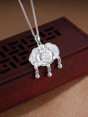 子佩集S990银【祥福相伴】套链【CMSTL001】纯银儿童项链2411