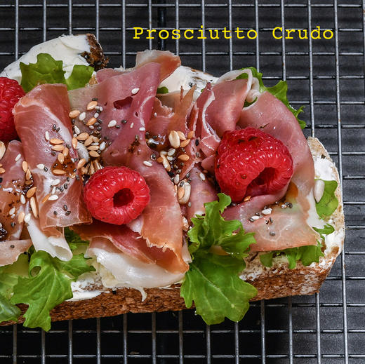 意式火腿酸面包开放式三明治 商品图1