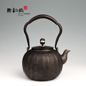 晋韵堂 十二如意 手工铸铁壶