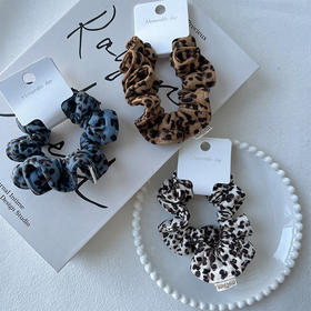 麂皮质感豹纹发圈皮筋-纪念日百货门店同款167993702