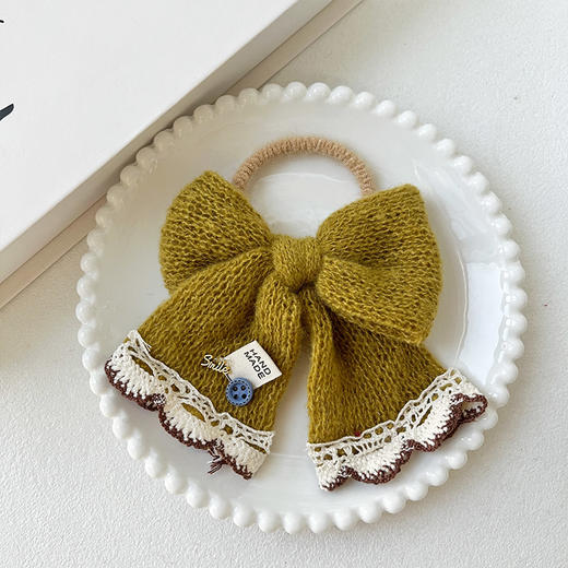 复古针织蝴蝶结皮筋头饰-纪念日百货门店同款167950139 商品图1