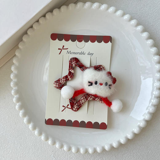 圣诞氛围感元气绒绒星星发夹-纪念日百货门店同款167797031 商品图3