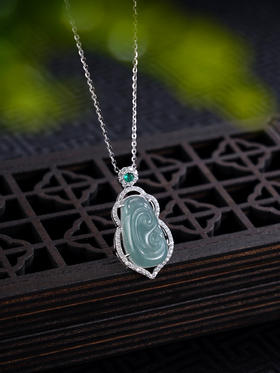 子佩集S925银【涟漪梦里】套链【YL-7261106】纯银时尚翡翠项链2411