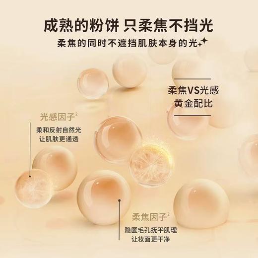 嘉利玛金币粉饼 定补妆二合一蜜散粉遮瑕轻盈百搭控油细腻服帖持久 商品图3