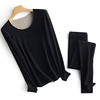保暖内衣女秋冬新款徳绒自发热羊毛蚕丝无痕内搭修身秋衣秋裤套装 商品缩略图7