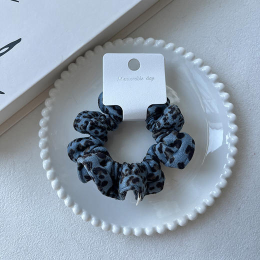 麂皮质感豹纹发圈皮筋-纪念日百货门店同款167993702 商品图4