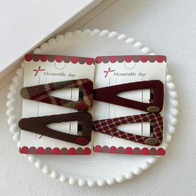 FGKH学院风三角形侧边对夹-纪念日百货门店同款167796768