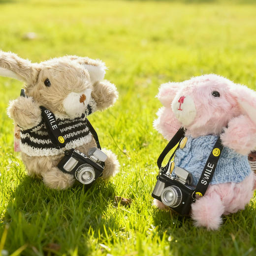 摄影师小兔毛绒挂件毛绒匙扣-纪念日百货门店同款167344462 商品图3