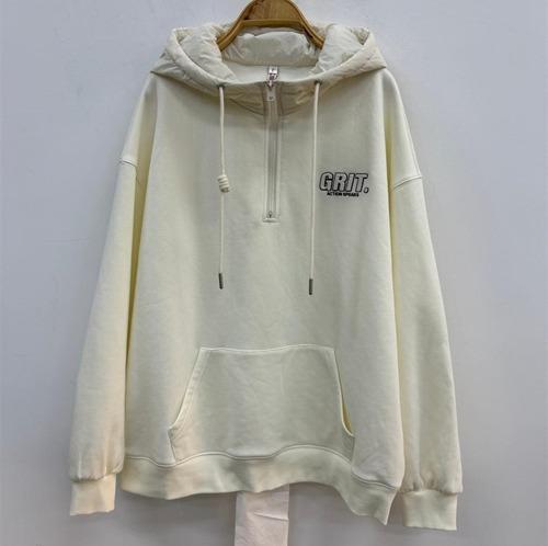 NC连帽拼接抽绳宽松卫衣51015（白）冬季254011570321 商品图1