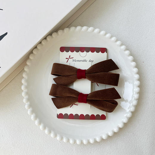 复古少女压条结子对夹-纪念日百货门店同款167796688 商品图3