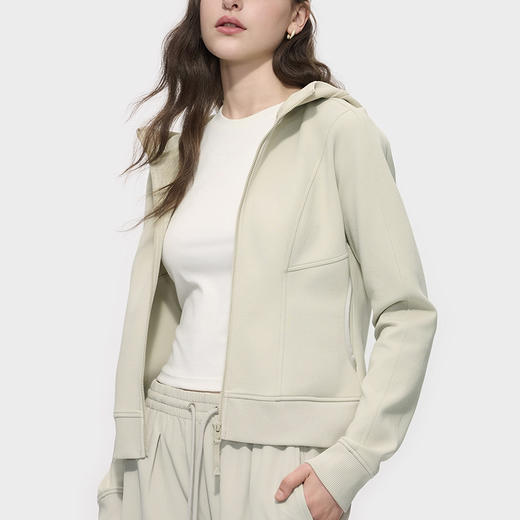 裁缝学苑AQ572针织连帽开衫外套纸样女装冬新款拼接修身上衣服装打板 商品图2