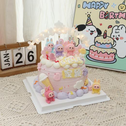 缤纷labubu主题蛋糕—提前一天预订 商品图1