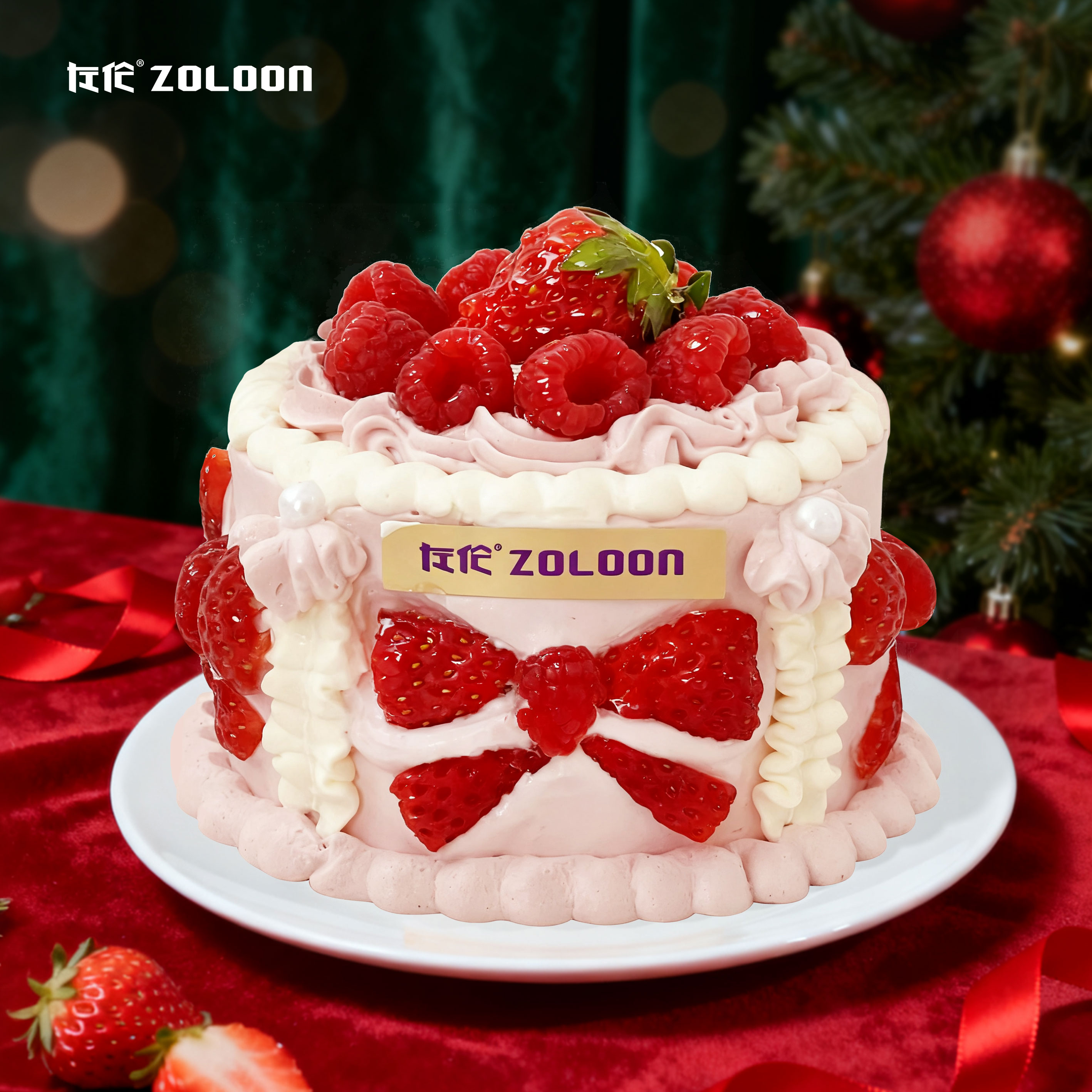 新品丨莓颂甜心（草莓酸奶坚果蛋糕）