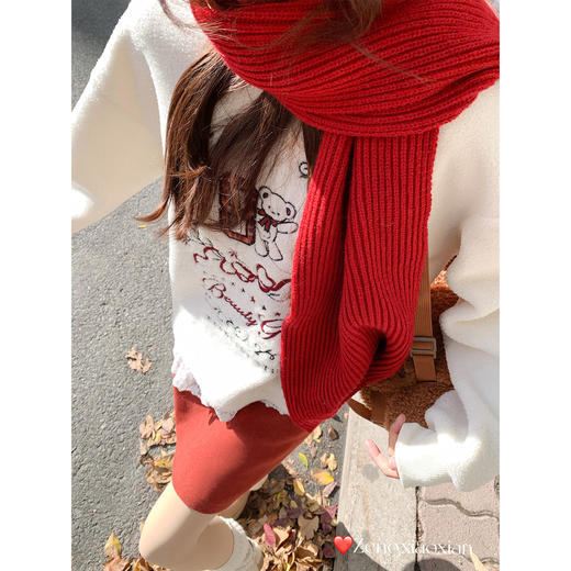 <曾小咸推荐> 现货秒杀！微信超特价！刺绣羊羔毛无帽圆领卫衣 日常189.99 立减90 秒杀99.99！ 商品图2