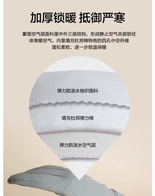 原单正品蕉下保暖触屏手套 商品图5