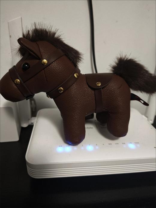 马年吉祥物精品皮质小马仔毛绒玩具公仔挂饰家居摆件 商品图8