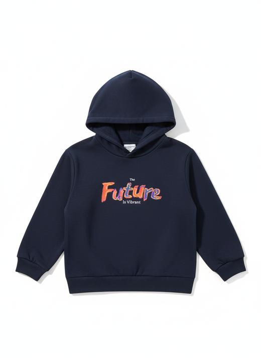 佐丹奴童装25年新款加绒连帽卫衣03025613 商品图0