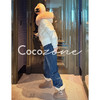COCO ZONE 刘 一一 “冬之恋鹅”90鹅绒狐狸毛毛领外套 CD2A2969 商品缩略图1