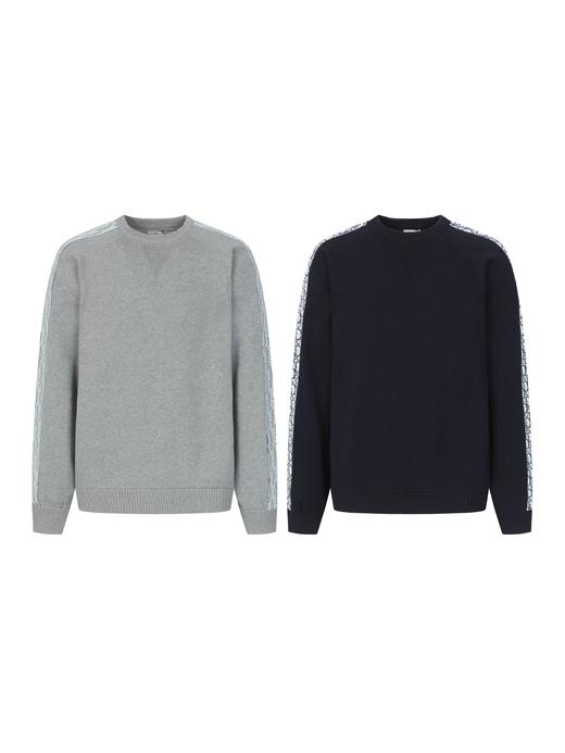 迪奥 袖子织带提花圆领毛衣 男女同款（ZY*BG） 商品图5