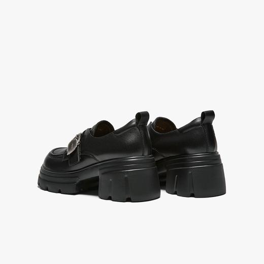 【百思图】BF楼百思图2026春季新款牛皮厚底粗跟乐福鞋小皮鞋女单鞋CS583AM6吊牌价799，现价369 商品图3