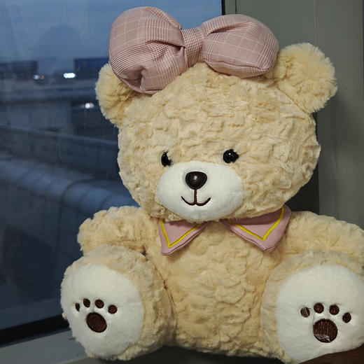 30cm蝴蝶结小熊毛绒公仔-纪念日百货门店同款167745717 商品图2