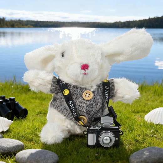 摄影师小兔毛绒挂件毛绒匙扣-纪念日百货门店同款167344462 商品图1