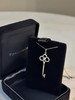 蒂芙尼 铂金 镶钻 钥匙 项链 商品缩略图0