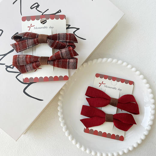 复古少女压条结子对夹-纪念日百货门店同款167796688 商品图1