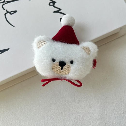 奶呼呼帽子毛绒小熊发夹-纪念日百货门店同款167795538 商品图4