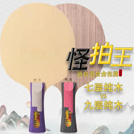 Sword 世奥得 怪拍王系列 长胶 正胶 乒乓球底板 国球汇 商品图0