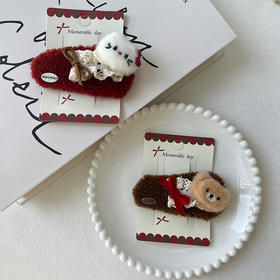 可爱元气蝴蝶结绒绒仔发饰-纪念日百货门店同款167797015