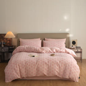 【清仓170元起】【婴幼儿可用】全棉三层纱色织提花四件套 四季可用【不支持退换货】