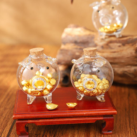 高颜值迷你金猪玻璃金罐存金罐-纪念日百货门店同款167101612 商品图2