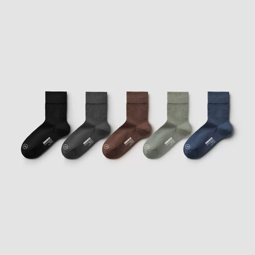 蕉内银皮301S袜子男女中筒袜子5双 商品图4