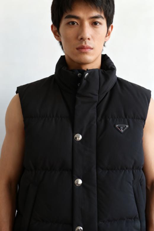 P.R.D 秋冬 情侣款 宽松鹅绒马甲外套 BX072 商品图2