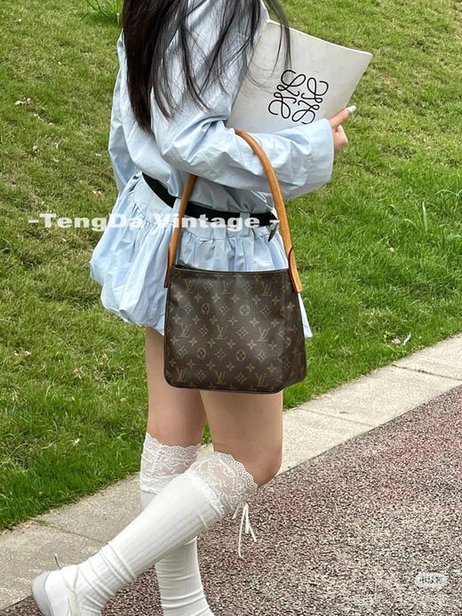 LV 中古 Looping 老花 中号 单肩包 商品图3