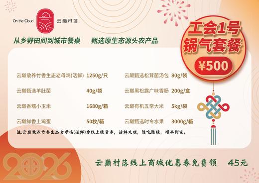 工会1号锅气礼包  500元 商品图0