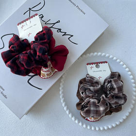 复古俏皮元气咖红对圈配饰-纪念日百货门店同款167796995