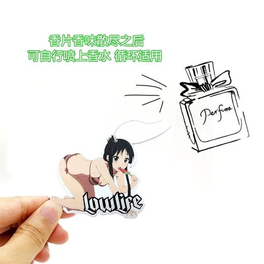 家里车载两用香薰香片 衣柜香卡挂件 持久淡香 可循环使用 商品图5